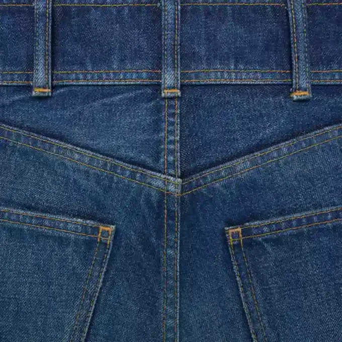 Kitty-Shorts aus Dark Union Wash Denim