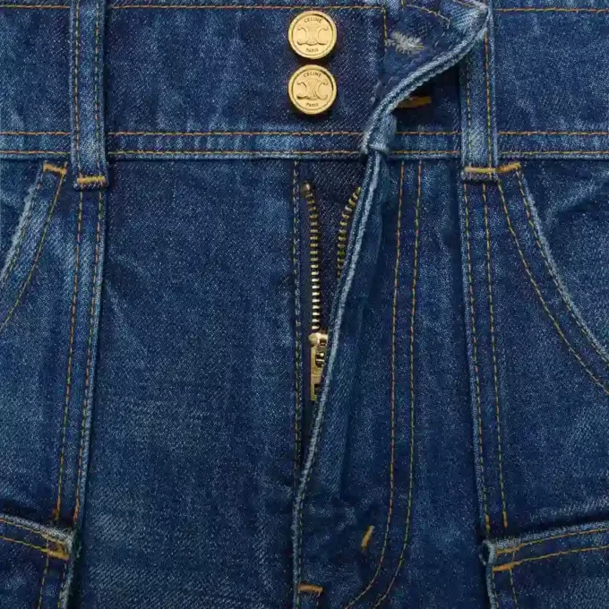 Kitty-Shorts aus Dark Union Wash Denim