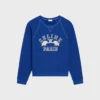 Klassisches Sweatshirt aus Baumwollfleece