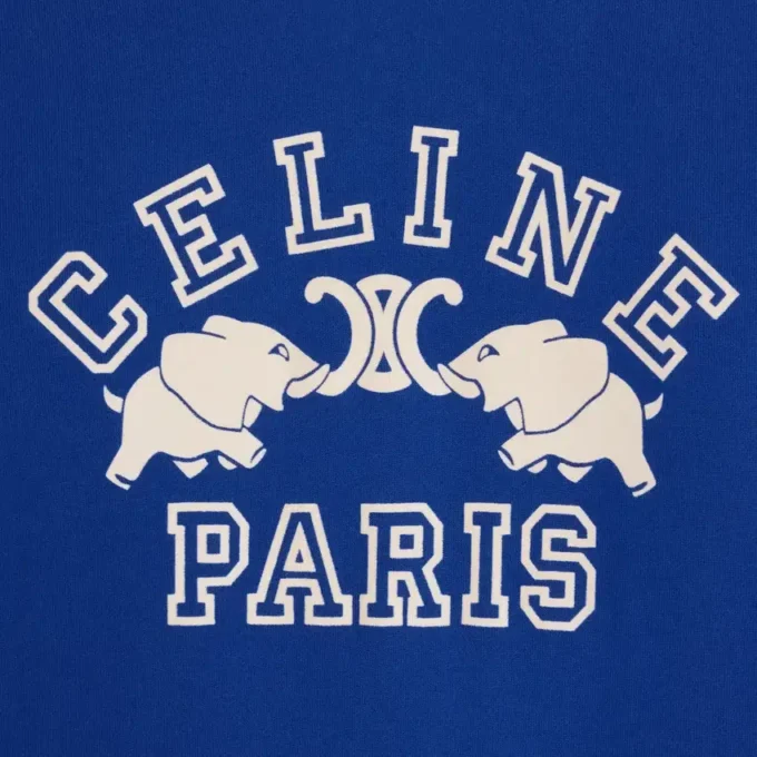 Klassisches Sweatshirt aus Baumwollfleece