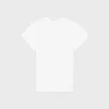 Klassisches T-Shirt aus geripptem Baumwolljersey Klassisches T-Shirt aus geripptem Baumwolljersey