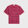 Klassisches T-Shirt aus gestreiftem Baumwolljersey Klassisches T-Shirt aus gestreiftem Baumwolljersey