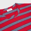 Klassisches T-Shirt aus gestreiftem Baumwolljersey Klassisches T-Shirt aus gestreiftem Baumwolljersey