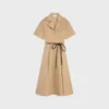 Kleid aus Baumwoll- und Seidentwill