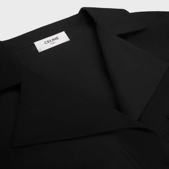 Kleid aus Baumwoll- und Seidentwill