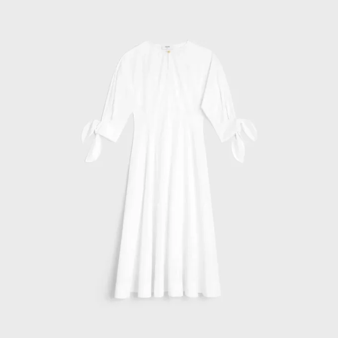 Kleid aus Baumwollpopeline Kleid aus Baumwollpopeline