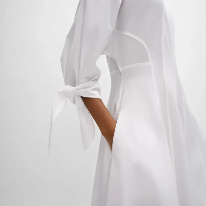 Kleid aus Baumwollpopeline Kleid aus Baumwollpopeline