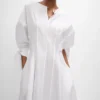 Kleid aus Baumwollpopeline Kleid aus Baumwollpopeline