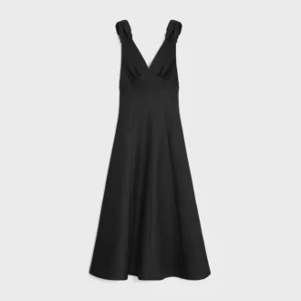 Kleid aus Wolle und Seiden-Cady