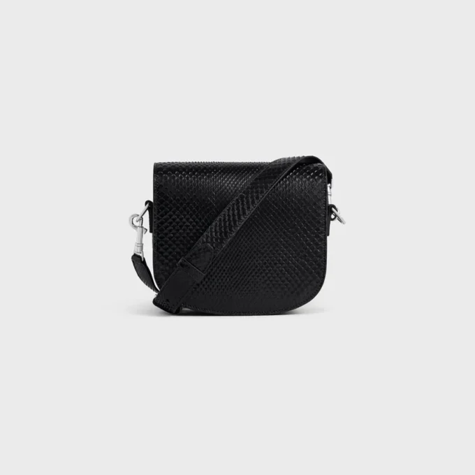 Kleine Besace Strap Triomphe aus Pythonleder