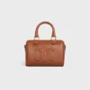 Kleine Boston-Tasche aus glattem Kalbsleder