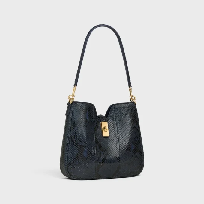 Kleine Camille Soft 16 Tasche aus Pythonleder