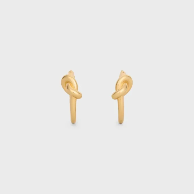 Kleine Creolen aus Messing mit Goldfinish Kleine Creolen aus Messing mit Goldfinish