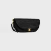 Kleine Halfmoon Soft Triomphe aus Raffia und Lammleder Kleine Halfmoon Soft Triomphe aus Raffia und Lammleder