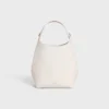 Kleine Hobo-Tasche aus geschmeidigem, glattem Kalbsleder Kleine Hobo-Tasche aus geschmeidigem, glattem Kalbsleder