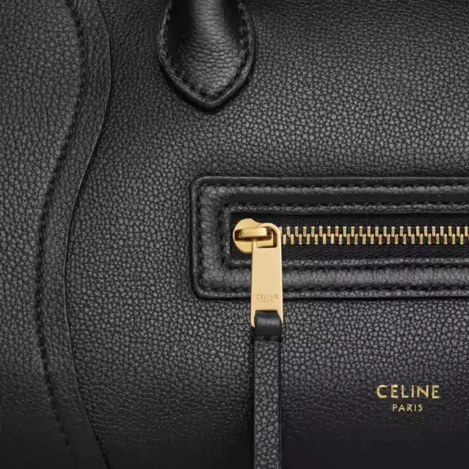 Kleine Luggage aus genarbtem Kalbsleder Kleine Luggage aus genarbtem Kalbsleder