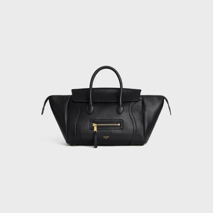 Kleine Luggage aus geschmeidigem, glänzendem Lammleder Kleine Luggage aus geschmeidigem, glänzendem Lammleder