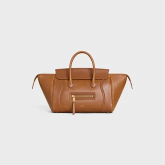 Kleine Luggage aus geschmeidigem, glänzendem Lammleder