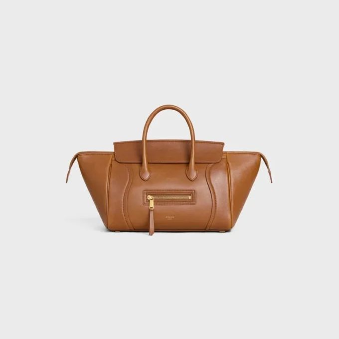Kleine Luggage aus geschmeidigem, glänzendem Lammleder Kleine Luggage aus geschmeidigem, glänzendem Lammleder