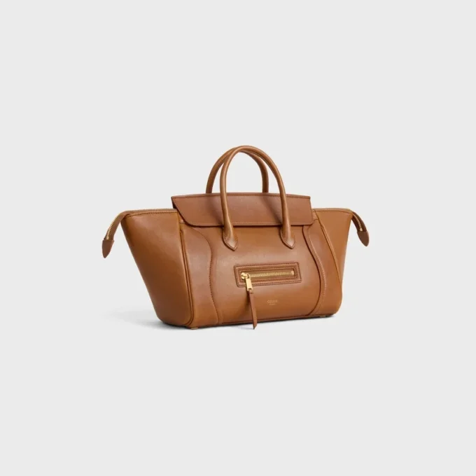 Kleine Luggage aus geschmeidigem, glänzendem Lammleder Kleine Luggage aus geschmeidigem, glänzendem Lammleder