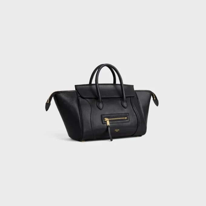 Kleine Luggage aus geschmeidigem, glänzendem Lammleder Kleine Luggage aus geschmeidigem, glänzendem Lammleder