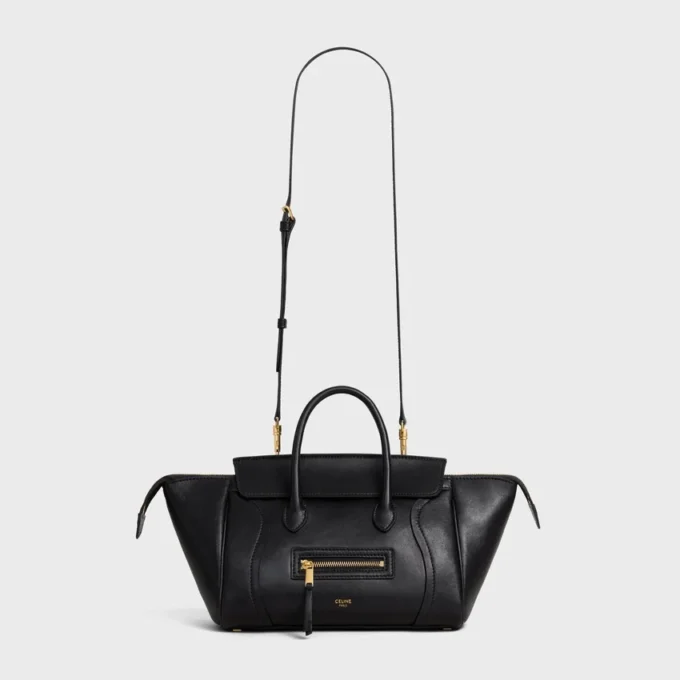 Kleine Luggage aus geschmeidigem, glänzendem Lammleder Kleine Luggage aus geschmeidigem, glänzendem Lammleder