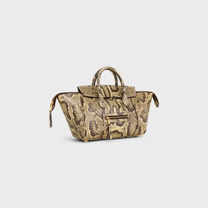Kleine Luggage aus Pythonleder