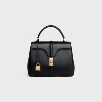 Kleine Tasche „16“ aus satiniertem Kalbsleder