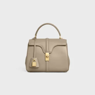 Kleine Tasche „16“ aus satiniertem Kalbsleder