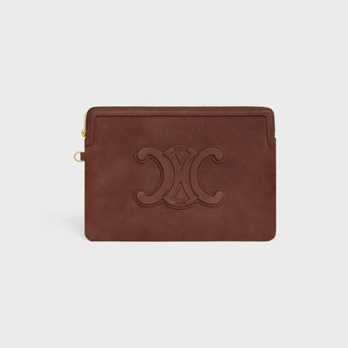 Kleine Tasche mit Riemen Cuir Triomphe aus genarbtem Kalbsleder Kleine Tasche mit Riemen Cuir Triomphe aus genarbtem Kalbsleder