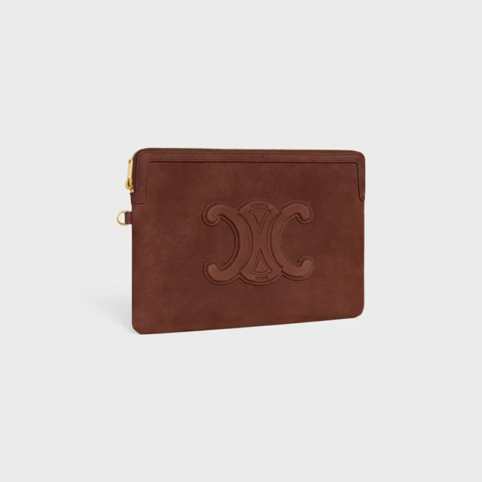Kleine Tasche mit Riemen Cuir Triomphe aus genarbtem Kalbsleder Kleine Tasche mit Riemen Cuir Triomphe aus genarbtem Kalbsleder