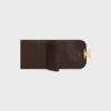 Kleine Triomphe-Brieftasche mit Klappe aus Pythonleder