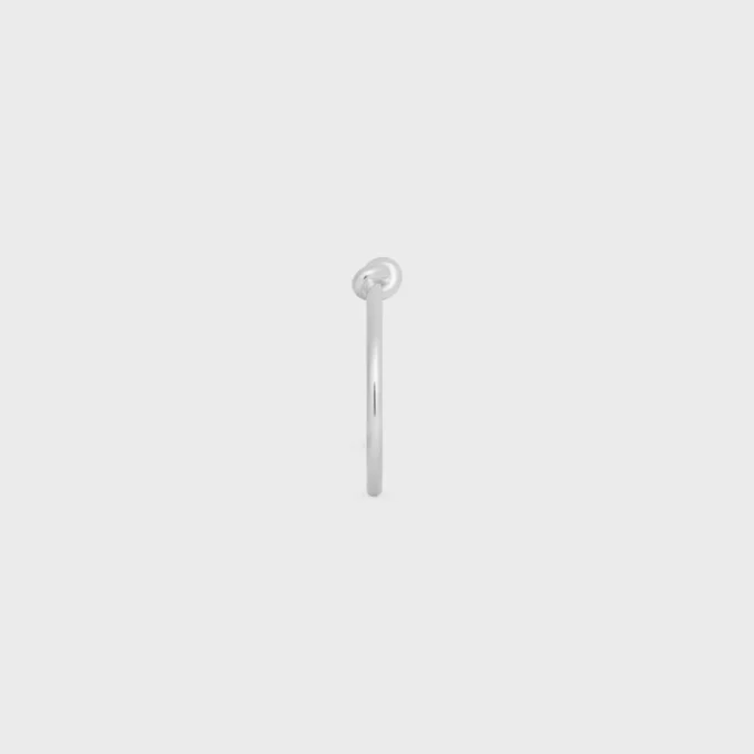 Knot Cuff aus Messing mit Rhodium-Finish