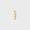 Knot Double Cuff aus Messing mit Goldfinish