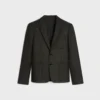 Kurze Jacke aus Kaschmirflanell