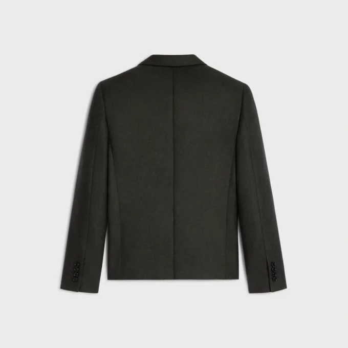Kurze Jacke aus Kaschmirflanell