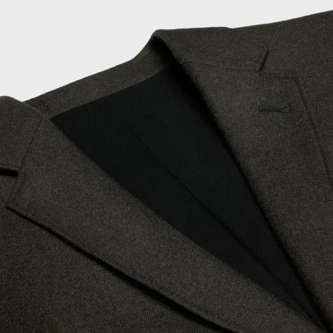 Kurze Jacke aus Kaschmirflanell