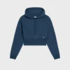 Kurzer Hoodie aus Baumwollfleece Kurzer Hoodie aus Baumwollfleece
