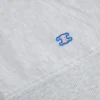 Kurzer Kapuzenpullover mit Reißverschluss aus Baumwollfleece