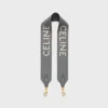 Kurzer Riemen aus Wolle mit CELINE-Jacquard Kurzer Riemen aus Wolle mit CELINE-Jacquard