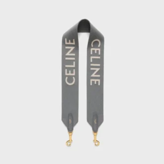Kurzer Riemen aus Wolle mit CELINE-Jacquard