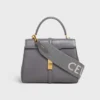 Kurzer Riemen aus Wolle mit CELINE-Jacquard Kurzer Riemen aus Wolle mit CELINE-Jacquard