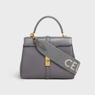 Kurzer Riemen aus Wolle mit CELINE-Jacquard