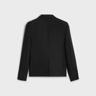 Kurzes Smokingjackett aus Wolle und Mohair Kurzes Smokingjackett aus Wolle und Mohair