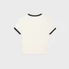 Kurzes T-Shirt aus Baumwolljersey