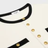 Kurzes T-Shirt aus Baumwolljersey