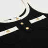 Kurzes Tanktop aus Baumwolljersey