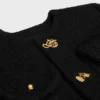 Kurzärmelige Jacke aus Kaschmir und Natta-Wolle