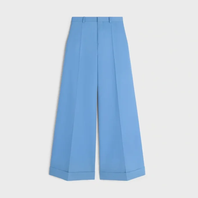 Lange Docks-Hose aus Diagonalwolle