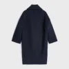 Langer Peacoat aus Wollfilz